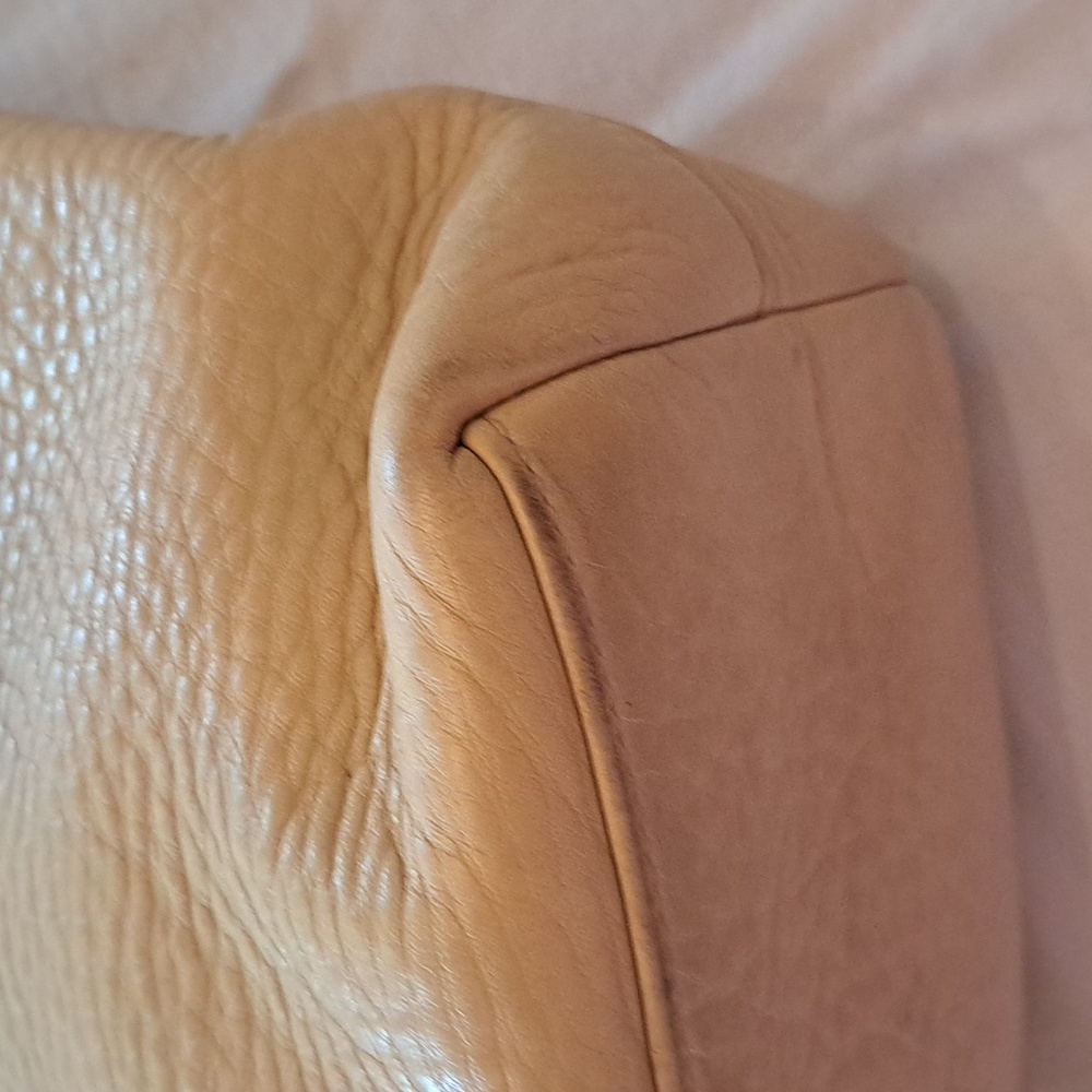 Coach Sarah Pebbled Leather Hobo in Yellow/Taupe - Picture 8 of 9